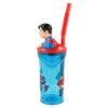 Superman 3d bottle with straw