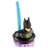 Batman 3d bottle with straw