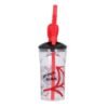 Spiderman 3d bottle with straw