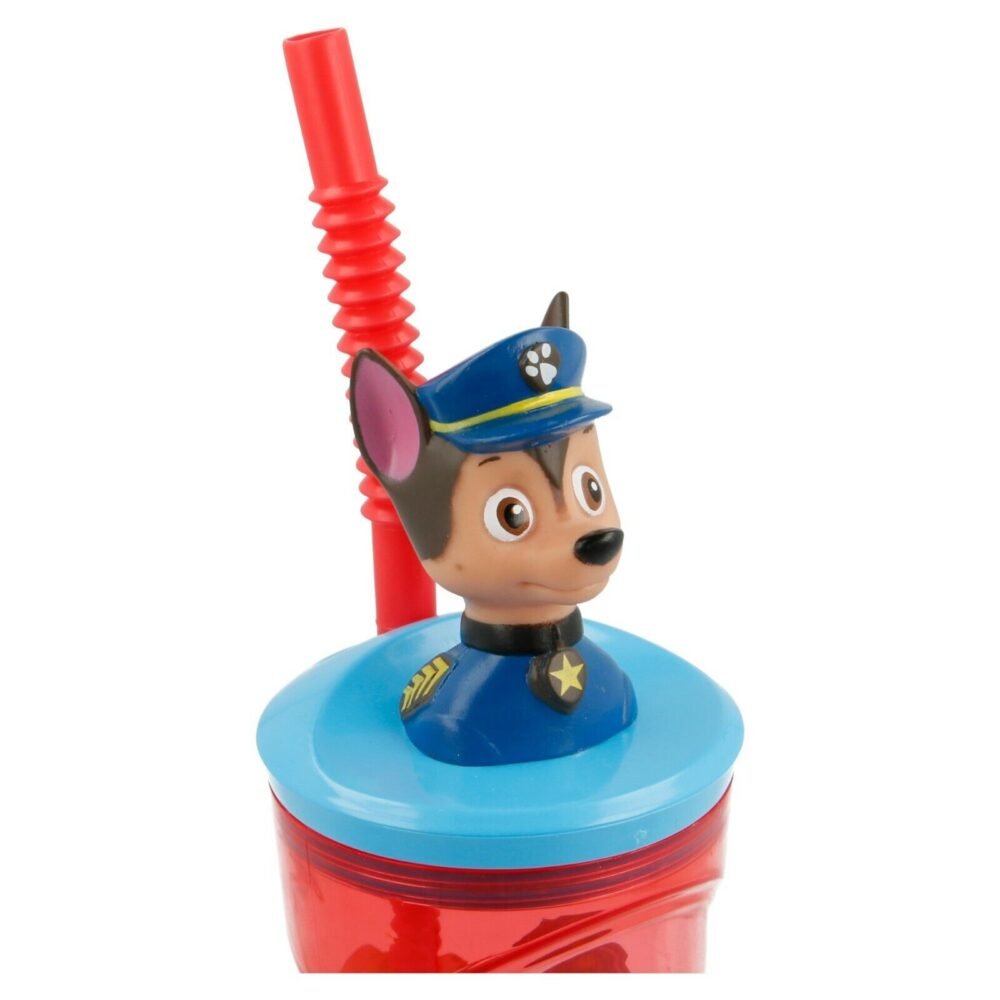 Paw Patrol Boys 3d bottle with straw