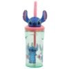Stitch 3d bottle with straw