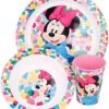 Minnie Mouse Microwave safe 3pc dinnerset
