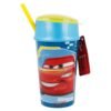 disney cars snack tumbler with straw