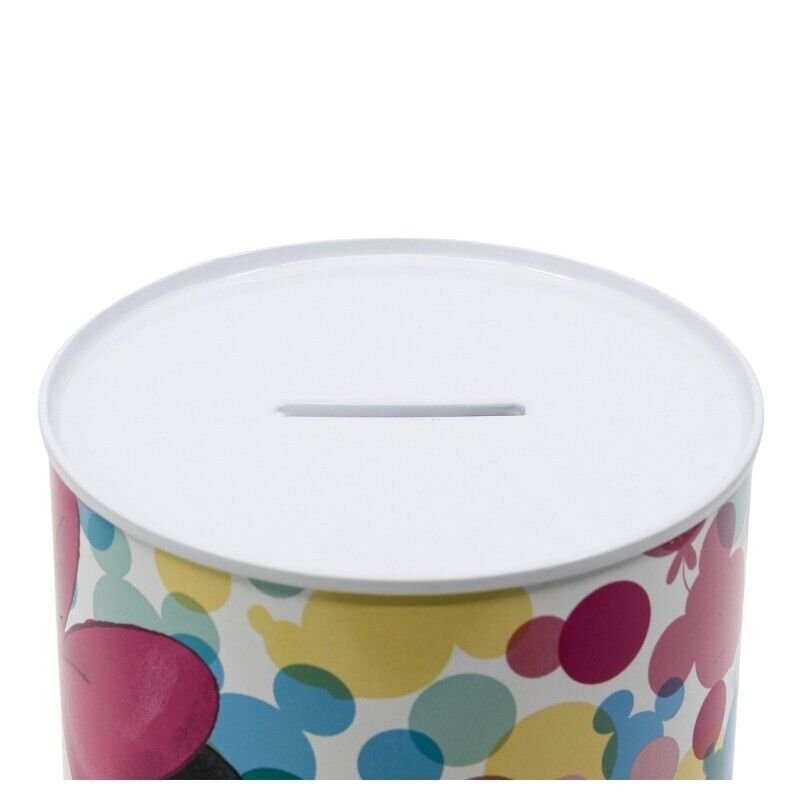 Minnie Mouse Money Piggy Bank Coin Saving Cash Tin Metal Kids Favorite Hero Cartoon Character