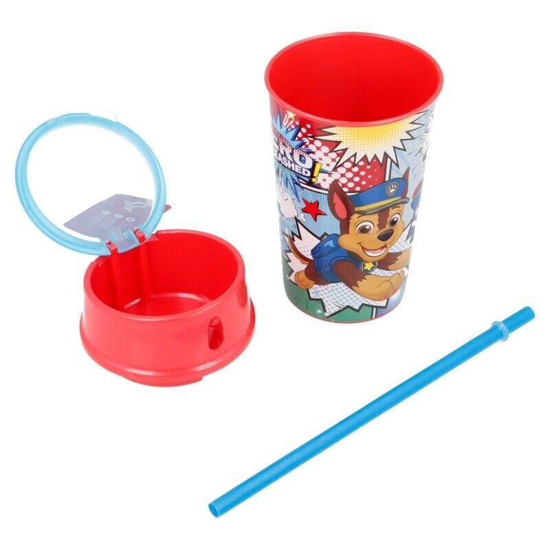 Paw Patrol snack tumbler with straw