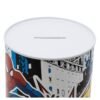Spiderman Street Money Piggy Bank Coin Saving Cash Tin Metal Kids Favorite Hero Cartoon Character