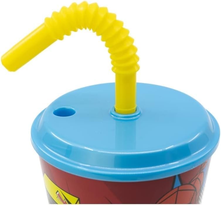 spiderman sports tumbler straw cup