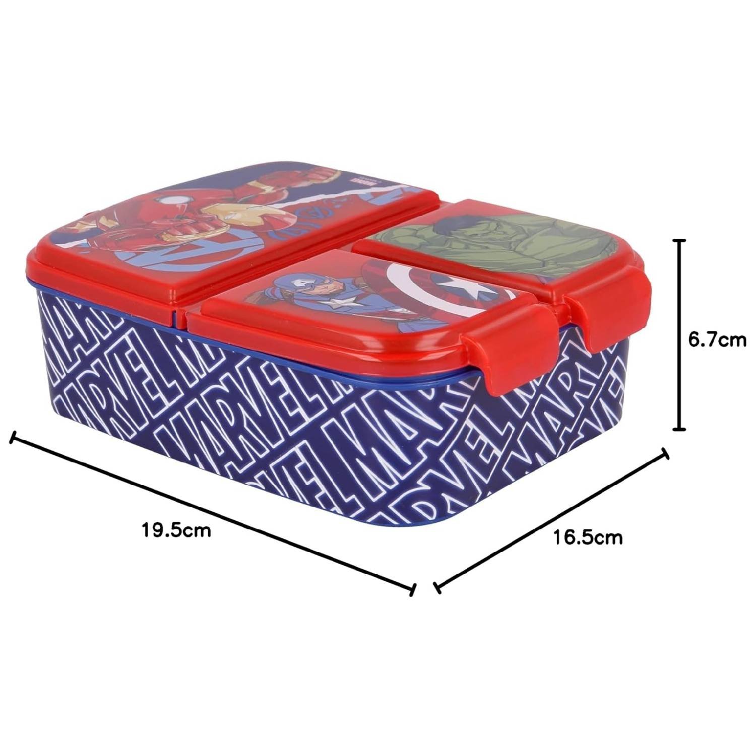 Avengers red school lunchbox Avengers red school lunchbox
