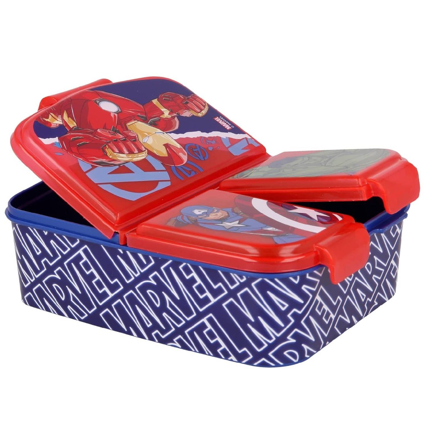 Avengers red school lunchbox(2) Avengers red school lunchbox
