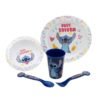 Stitch Microwave safe 5pc dinnerset