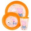 peppa pig 3pc easy breakfast set