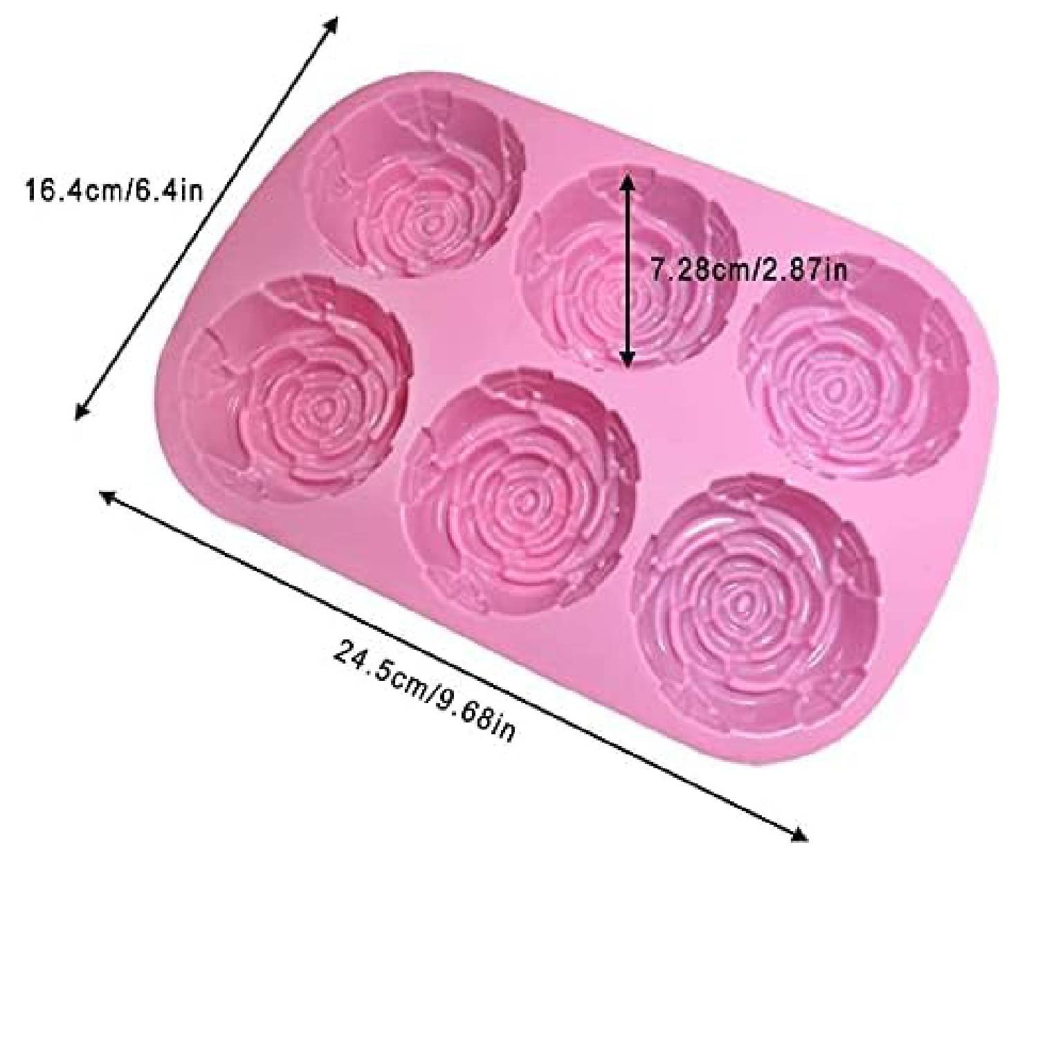pink rose mould mold
