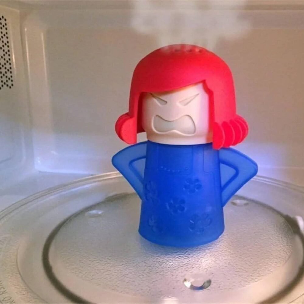 angry mama microwave cleaner vinegar