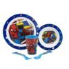 spiderman Microwave safe 5pc dinnerset