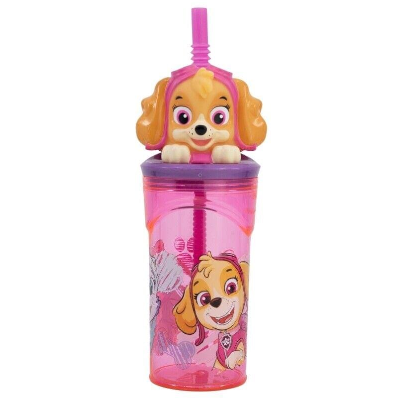 Paw Patrol Girls 3d bottle with straw Paw Patrol Girls 3d bottle with straw