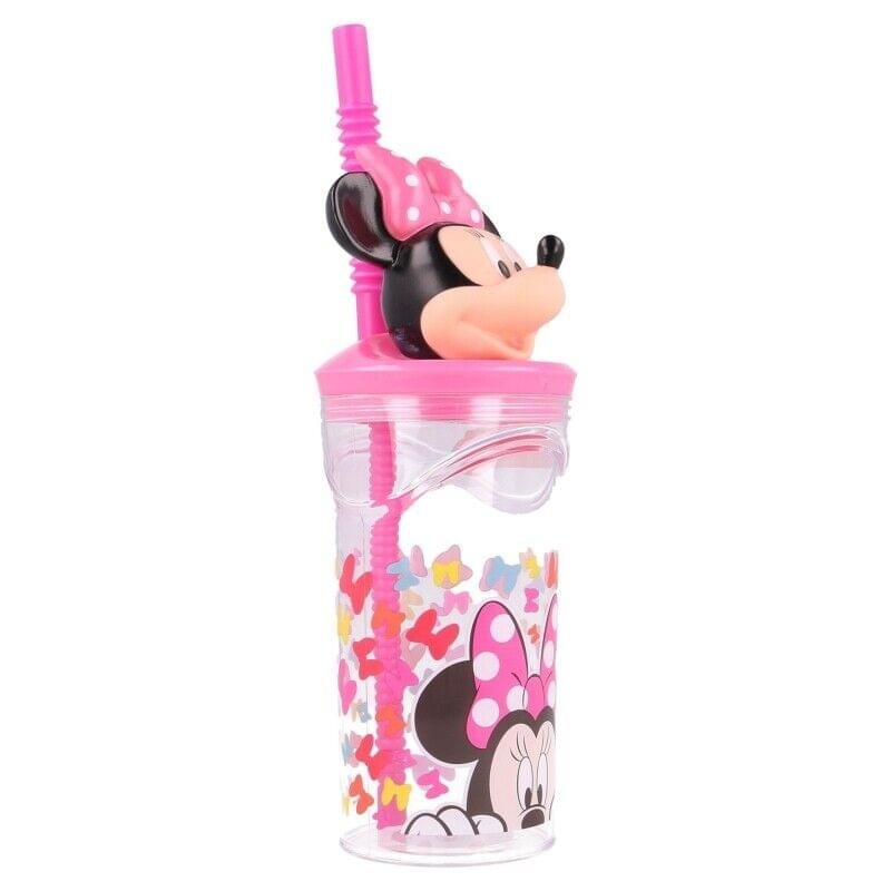 Minnie Mouse 3d bottle with straw Minnie Mouse 3d bottle with straw