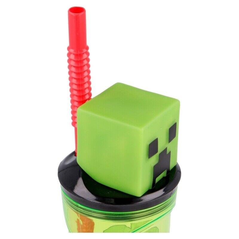 Minecraft 3d bottle with straw Minecraft 3d bottle with straw