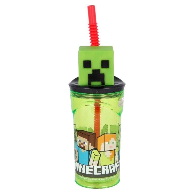 Minecraft 3d bottle with straw Minecraft 3d bottle with straw