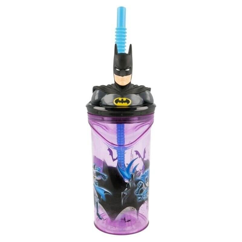 Batman 3d bottle with straw Batman 3d bottle with straw