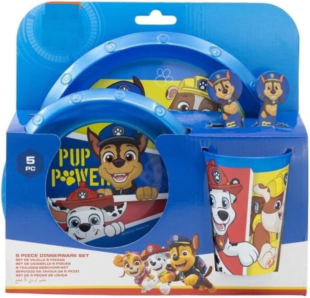 Paw Patrol Boys 5pc dinnerset Paw Patrol Boys 5pc dinnerset