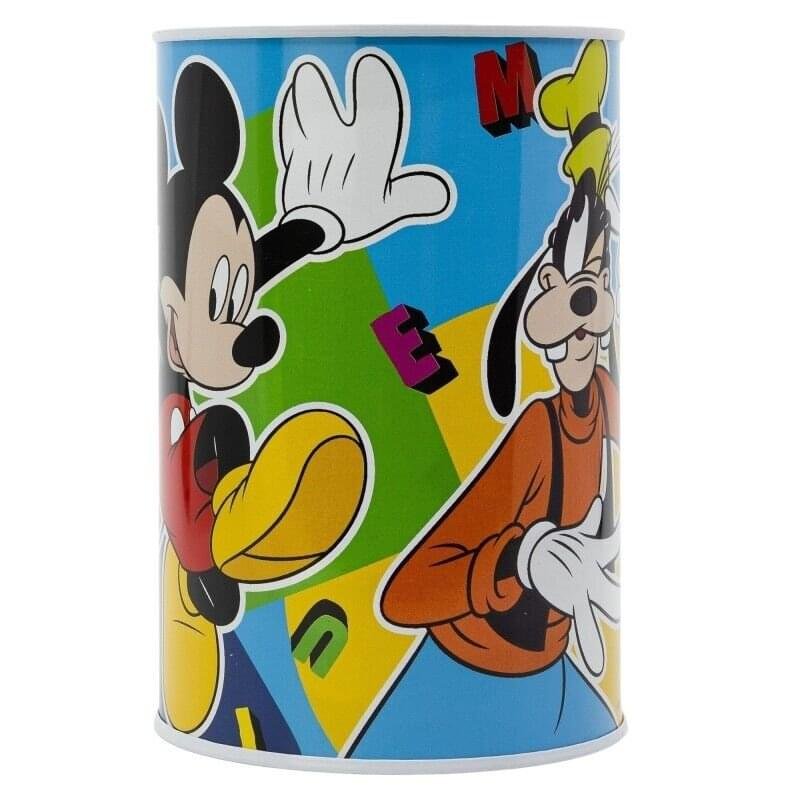 Mickey Mouse Money Piggy Bank Coin Saving Cash Tin Metal Kids Favorite Hero Cartoon Character Mickey Mouse Money Piggy Bank Coin Saving Cash Tin Metal Kids Favorite Hero Cartoon Character