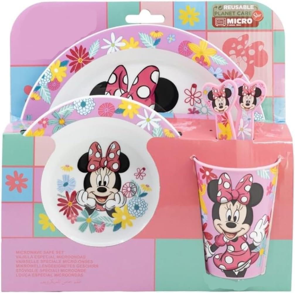 Minnie Mouse Microwave safe 5pc dinnerset Minnie Mouse Microwave safe 5pc dinnerset