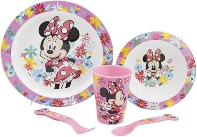 Minnie Mouse Microwave safe 5pc dinnerset Minnie Mouse Microwave safe 5pc dinnerset
