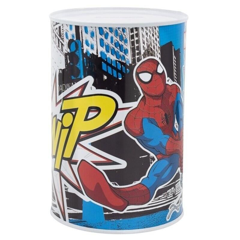 Spiderman Street Money Piggy Bank Coin Saving Cash Tin Metal Kids Favorite Hero Cartoon Character Spiderman Street Money Piggy Bank Coin Saving Cash Tin Metal Kids Favorite Hero Cartoon Character